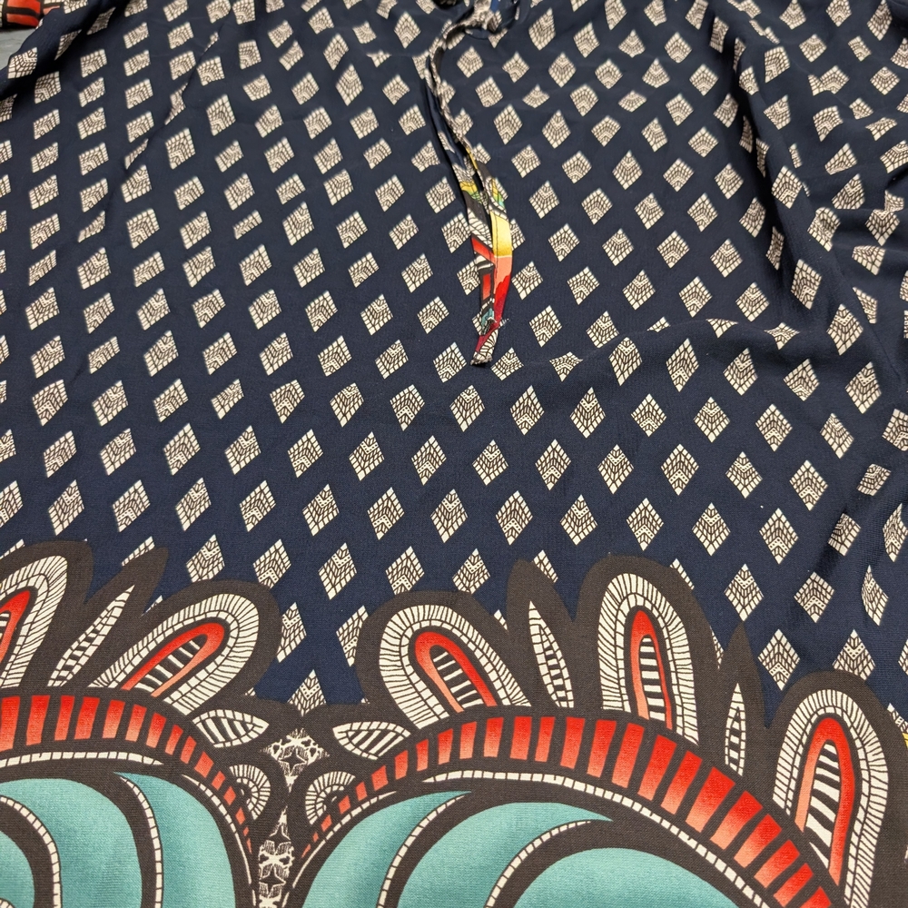 Colorful Patterned Women's Top - Picture 2 of 5